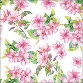 Ambiente Cherry Blossom Rose papieren servetten