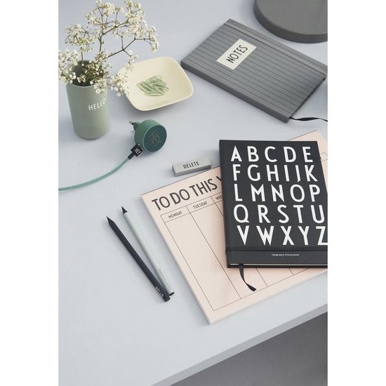 Verleiding plakboek gebroken Design Letters ABC Notebook | bol.com