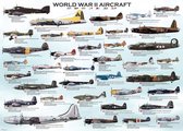 Puzzel 1000 stukjes-World war II aircraft