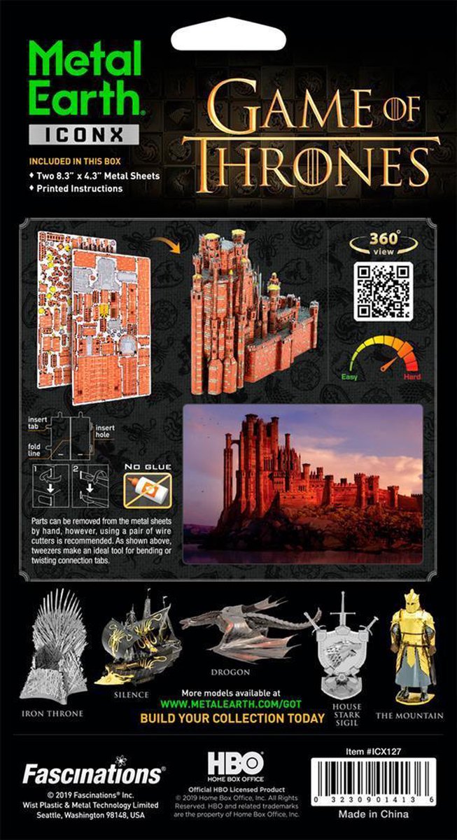 METAL EARTH Iconx - Red Keep — afbeelding 5