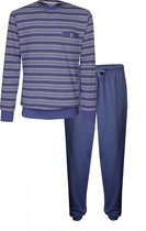 Paul Hopkins Heren Pyjama Indigo Blauw strepen dessin PHPYH1904A - Maten: S