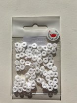 Mélange de perles Katsuki - 100 pièces - Blanc