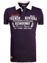 Geographical Norway Polo Zwart French Riviera Kampus - M