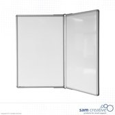 Whiteboard Pro emaille drievlaks 60x45 cm