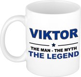 Viktor The man, The myth the legend cadeau koffie mok / thee beker 300 ml