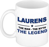 Laurens The man, The myth the legend cadeau koffie mok / thee beker 300 ml