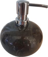 Luxe handzeepdispenser natuursteen marmer rond J-stone