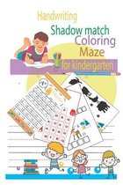 Handwriting Shadow match Coloring Maze for kindergarten