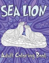 Sea lion - Adult Coloring Book ✏️