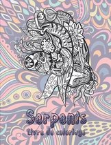 Serpents - Livre de coloriage