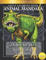 Zoo-Dala Dinosaurs Version Vol 31, Animal Mandala, Adult Coloring Book