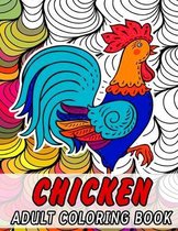 Chicken Adult Coloring Book