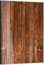 Dibond –Houten Planken– 100x150cm Foto op Aluminium (Met Ophangsysteem)
