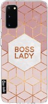 Casetastic Samsung Galaxy S20 4G/5G Hoesje - Softcover Hoesje met Design - Boss Lady Print