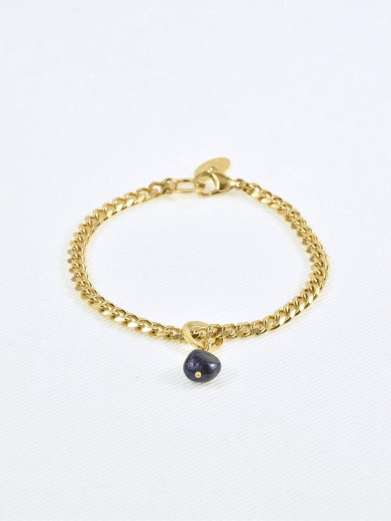 Bracelet en or Proud Pearls® avec perle noire