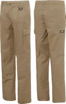 Ultimate Workwear - Standaard Werkbroek DAVOS - 100% katoen 320 gr/m2- Khaki/Kaki