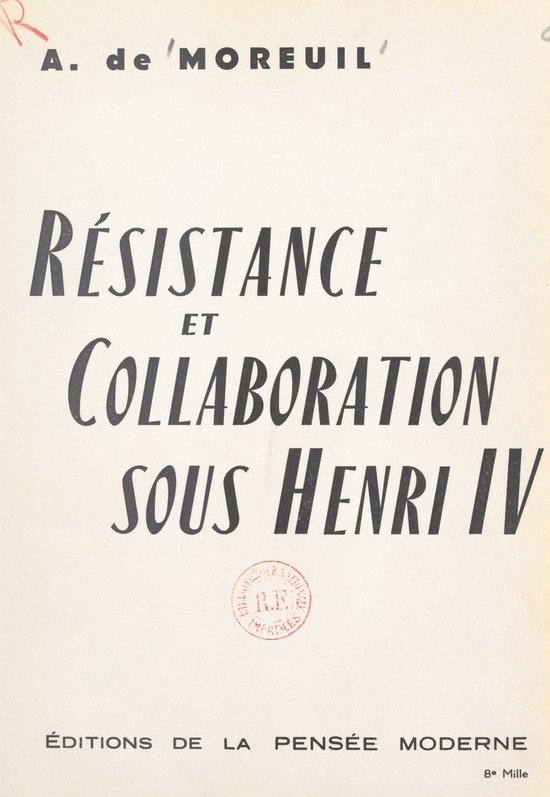 Résistance et collaboration sous Henri IV - cover