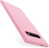 HB Hoesje Geschikt voor Samsung Galaxy S10 - Siliconen Back Cover - Roze