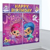 Shimmer and Shine muurdecoratie (scenesetter) 5-delig