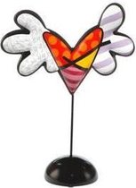 Goebel® - Romero Britto | Decoratief beeld / figuur "Love is colorful" | Hart, porselein, 25cm