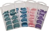 Tips - Konad pro gltterset colors, nepnagels, kunstnagels,