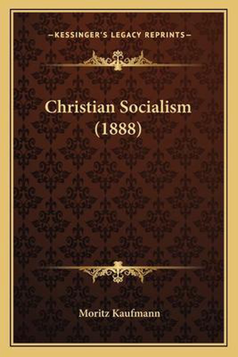 Christian Socialism (1888) van Moritz Kaufmann