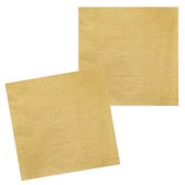 Boland Servetten 33x33 Cm Papier Goud 12 Stuks