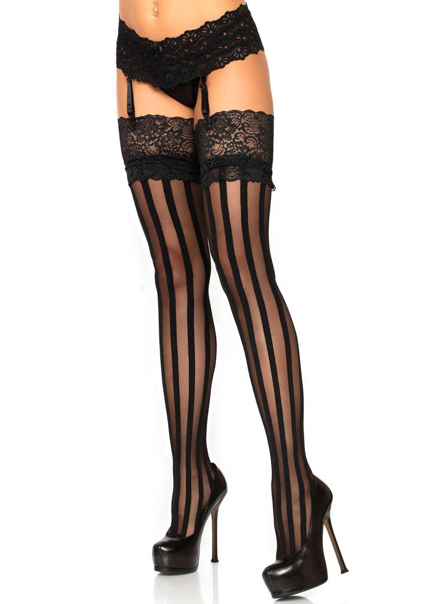 Goedkoopste Stripe Thigh Highs