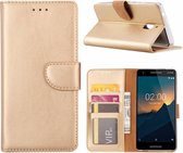 Nokia 2.1 - Bookcase Goud - portemonee hoesje