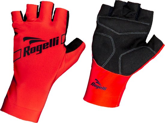 Rogelli Logan Fietshandschoenen - Unisex - Rood - Maat 2XL