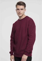 Urban Classics Sweater/trui -S- Basic Crew Bordeaux rood