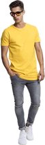 Urban Classics Heren Tshirt -L- Shaped Long Geel