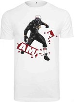 Urban Classics Heren Tshirt -XS- AMK Panther Wit