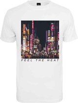 Urban Classics Heren Tshirt -XS- Feel The Heat Wit