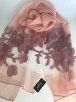 Zeer chique sjaal van top materiaal / 30% zijde met 70% viscose