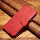 Leder bookcase voor iPhone XR - Rood - DG ming