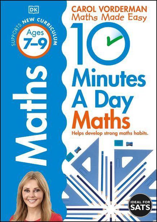 DK 10 Minutes a Day - 10 Minutes A Day Maths, Ages 7-9 (Key  ... - cover