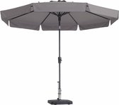 Parasol Rond Taupe 300cm Madison | Topkwaliteit ronde en kantelbare parasol
