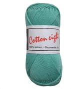 Beijer BV Cotton eight 8/4 onbewerkt dun katoen garen - mint (308) - pendikte 2,5 a 3mm - 1 bol