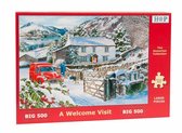 Legpuzzel - 500 XL stukjes - A Welcome Visit - House of Puzzles