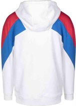 Urban Classics Hoodie/trui -M- Oversize 3-Tone Rood/Blauw