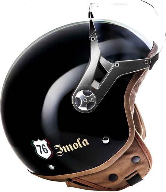 SOXON SP326 Imola Zwart jethelm S Small 5556cm hoofdomtrek, met