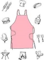 Wegwerp Schort 3 stuks Roze - feestjes - Babyshower