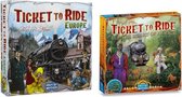 Ticket to Ride Spellenbundel inclusief Basisspel Europa & Uitbreiding Afrika