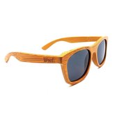WOED - Houten zonnebril - Wayfarer - Premium - Flora