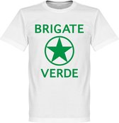 Brigate Verde Celtic T-Shirt - Wit - 4XL