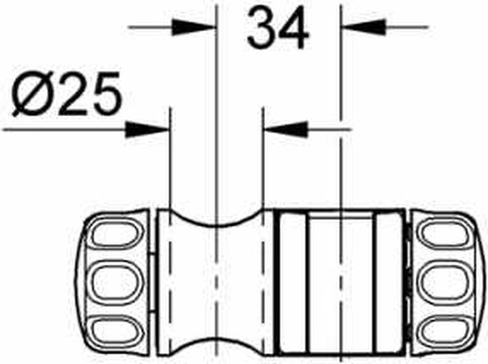 Foto: Grohe relexa glijstuk 25 mm
