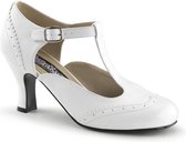 Pin Up Couture - FLAPPER-26 Pumps - US 6 - 36 Shoes - Wit