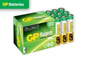 AAA batterij GP Alkaline Super 1,5V 24 stuks