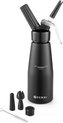 foto van Hendi Slagroomapparaat Kitchen Line | 0,5 Liter | Zwart